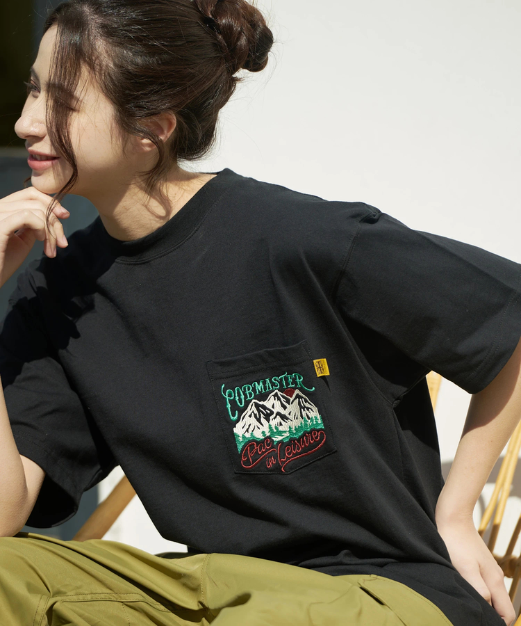 go slow caravan(ゴースローキャラバン) |COBMASTER/コブマスター 吸水速乾天竺ポケット刺繍ベーシックTEE《TOOLS》 (MENS)