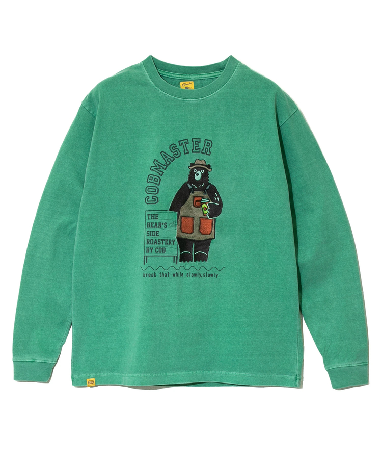 go slow caravan(ゴースローキャラバン) |COBMASTER/コブマスター ピグメント刺繍ベーシックL/STEE《バリスタベアー》 (MENS)
