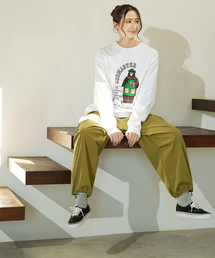 go slow caravan(ゴースローキャラバン) |COBMASTER/コブマスター ピグメント刺繍ベーシックL/STEE《バリスタベアー》 (MENS)