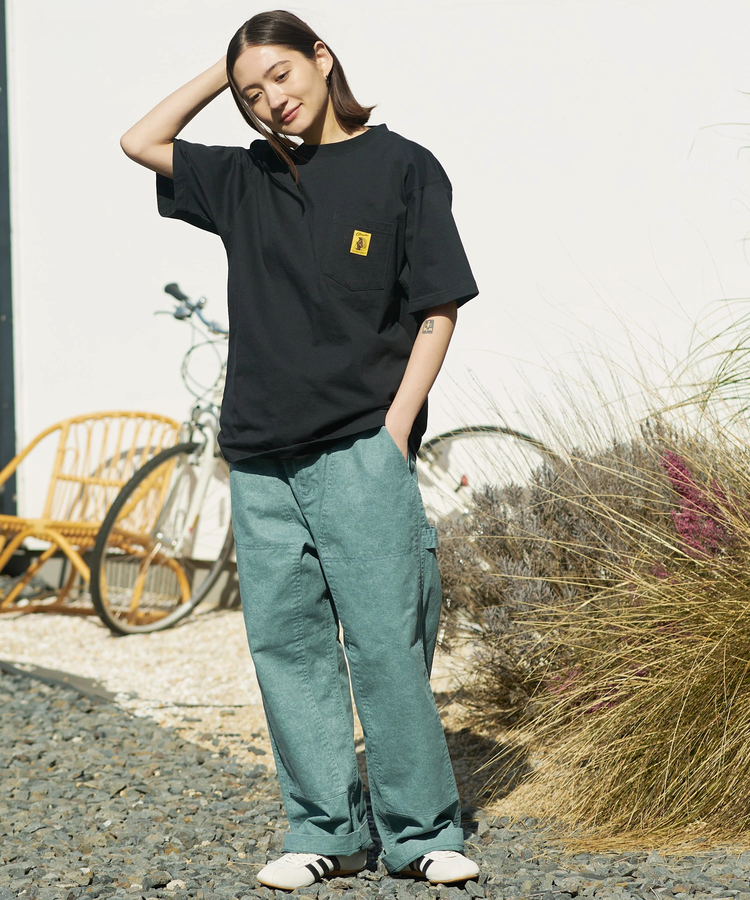 go slow caravan(ゴースローキャラバン) |COBMASTER/コブマスター 吸水速乾天竺刺繍ベーシックTEE《フェスベアー》 (MENS)