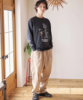 go slow caravan(ゴースローキャラバン) |DUCKSTER/ダックスター 吸水速乾天竺 刺繍L/STEE《AN RUSH LIFE》 (MENS)
