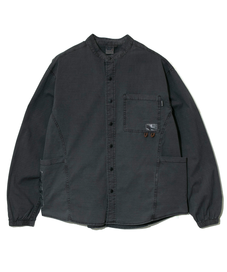 go slow caravan(ゴースローキャラバン) |DUCKSTER/ダックスター ピグメントリップストップ 3マイルシャツ (MENS)