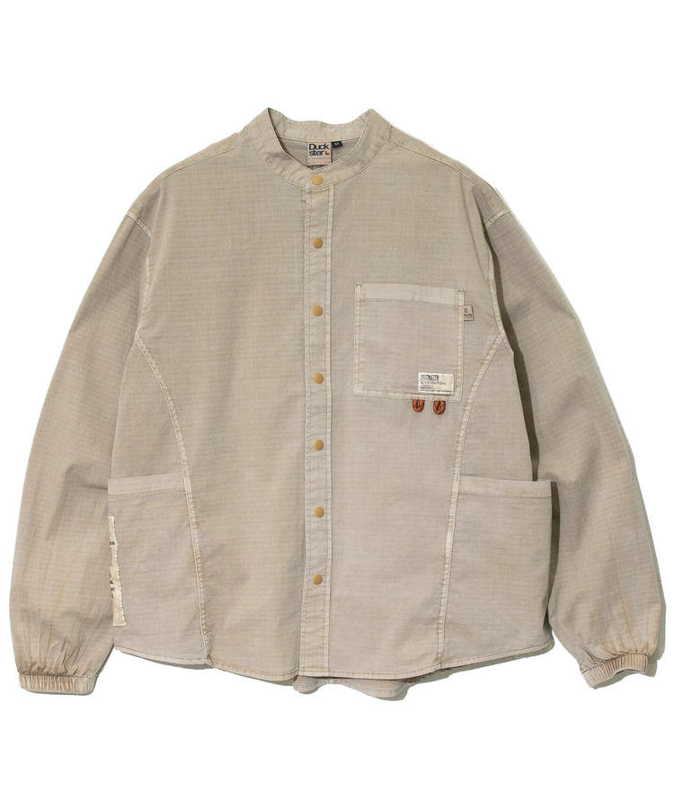go slow caravan(ゴースローキャラバン) |DUCKSTER/ダックスター ピグメントリップストップ 3マイルシャツ (MENS)