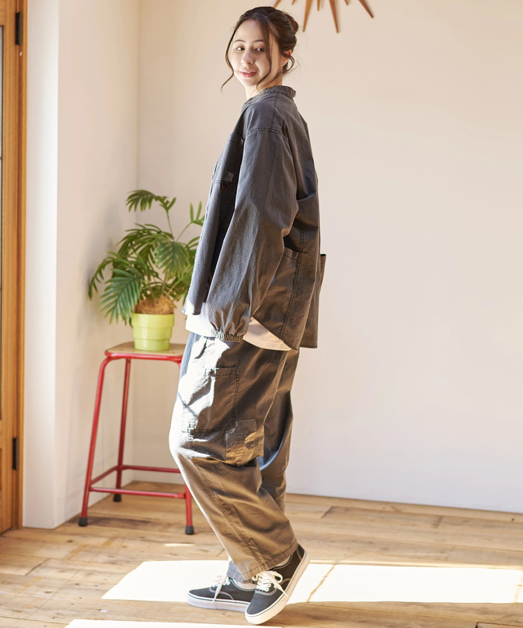 go slow caravan(ゴースローキャラバン) |DUCKSTER/ダックスター ピグメントリップストップ 3マイルシャツ (MENS)