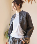 go slow caravan(ゴースローキャラバン) |DUCKSTER/ダックスター ピグメントリップストップ 3マイルシャツ (MENS)