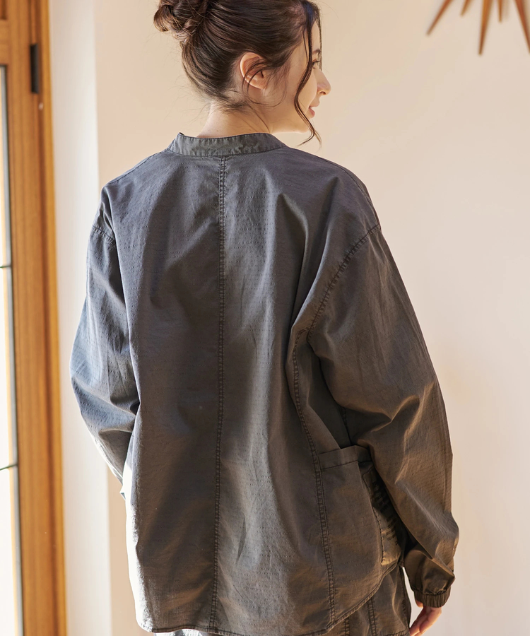 go slow caravan(ゴースローキャラバン) |DUCKSTER/ダックスター ピグメントリップストップ 3マイルシャツ (MENS)