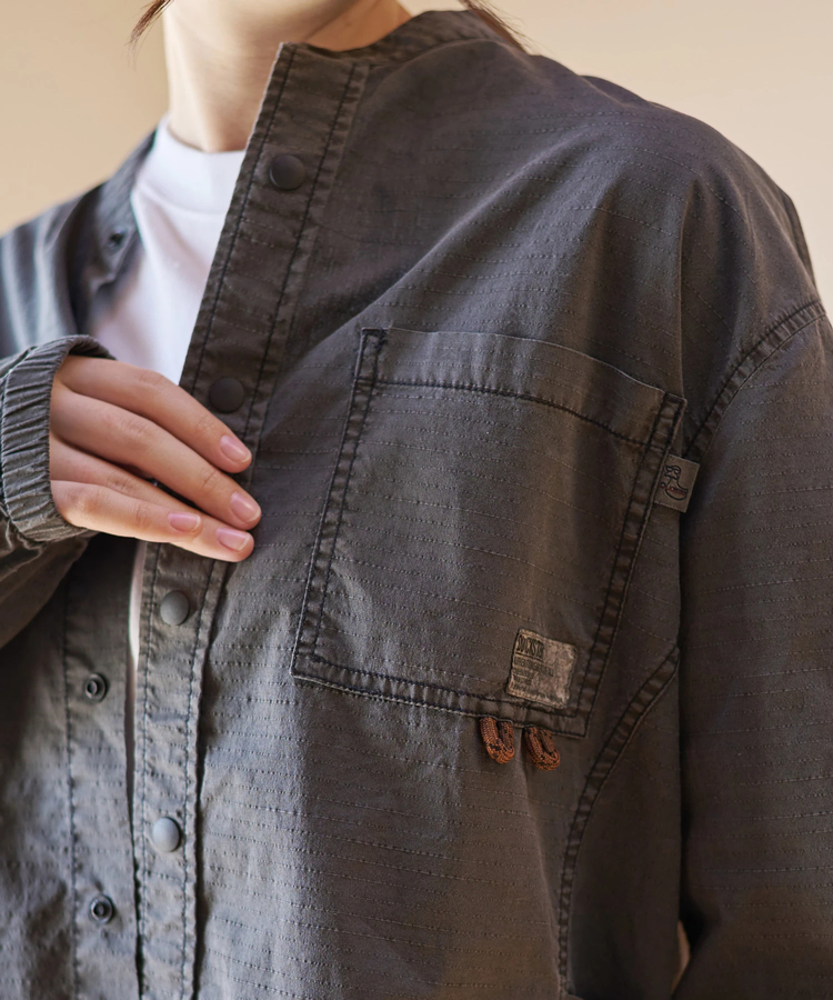 go slow caravan(ゴースローキャラバン) |DUCKSTER/ダックスター ピグメントリップストップ 3マイルシャツ (MENS)