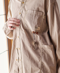 go slow caravan(ゴースローキャラバン) |DUCKSTER/ダックスター ピグメントリップストップ 3マイルシャツ (MENS)
