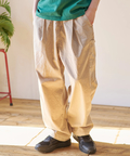 go slow caravan(ゴースローキャラバン) |DUCKSTER/ダックスター ピグメントリップストップ 3マイルパンツ (MENS)