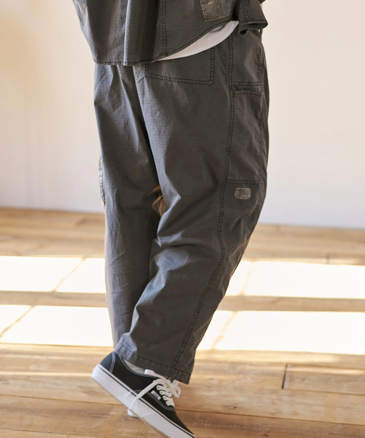go slow caravan(ゴースローキャラバン) |DUCKSTER/ダックスター ピグメントリップストップ 3マイルパンツ (MENS)