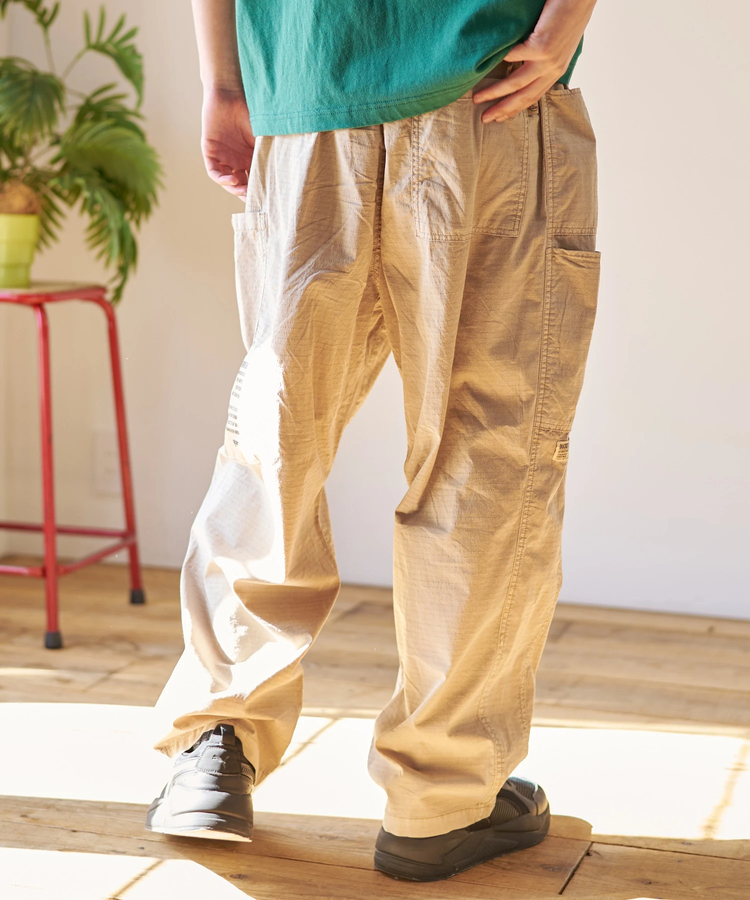 go slow caravan(ゴースローキャラバン) |DUCKSTER/ダックスター ピグメントリップストップ 3マイルパンツ (MENS)
