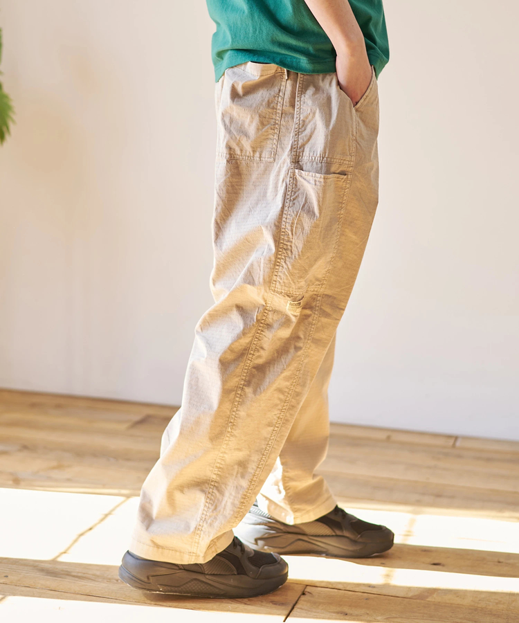 go slow caravan(ゴースローキャラバン) |DUCKSTER/ダックスター ピグメントリップストップ 3マイルパンツ (MENS)