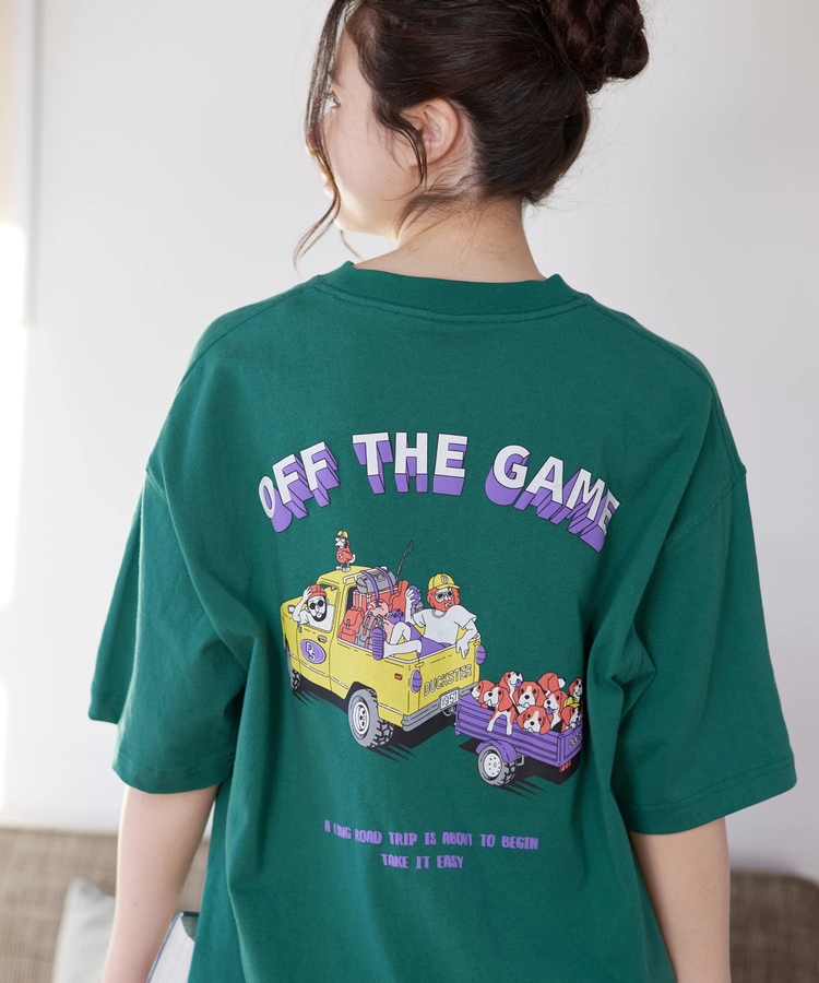 go slow caravan(ゴースローキャラバン) |DUCKSTER/ダックスター 吸水速乾天竺 リラックスフィットTEE《OFF THE GAME》(MENS)