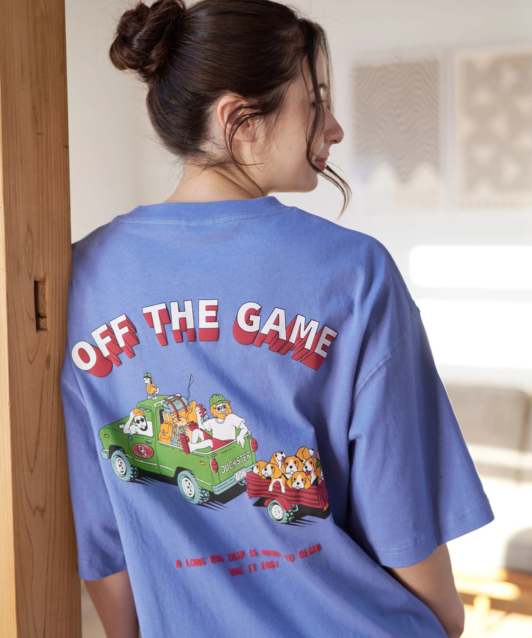 go slow caravan(ゴースローキャラバン) |DUCKSTER/ダックスター 吸水速乾天竺 リラックスフィットTEE《OFF THE GAME》(MENS)