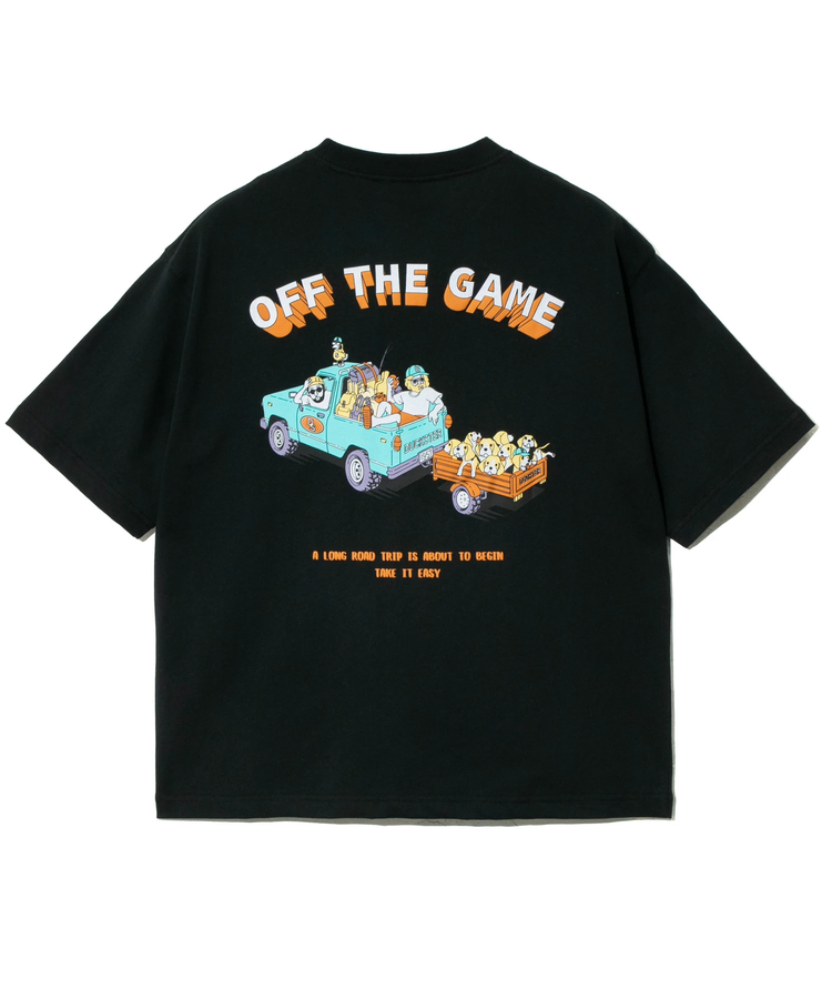 go slow caravan(ゴースローキャラバン) |DUCKSTER/ダックスター 吸水速乾天竺 リラックスフィットTEE《OFF THE GAME》(MENS)