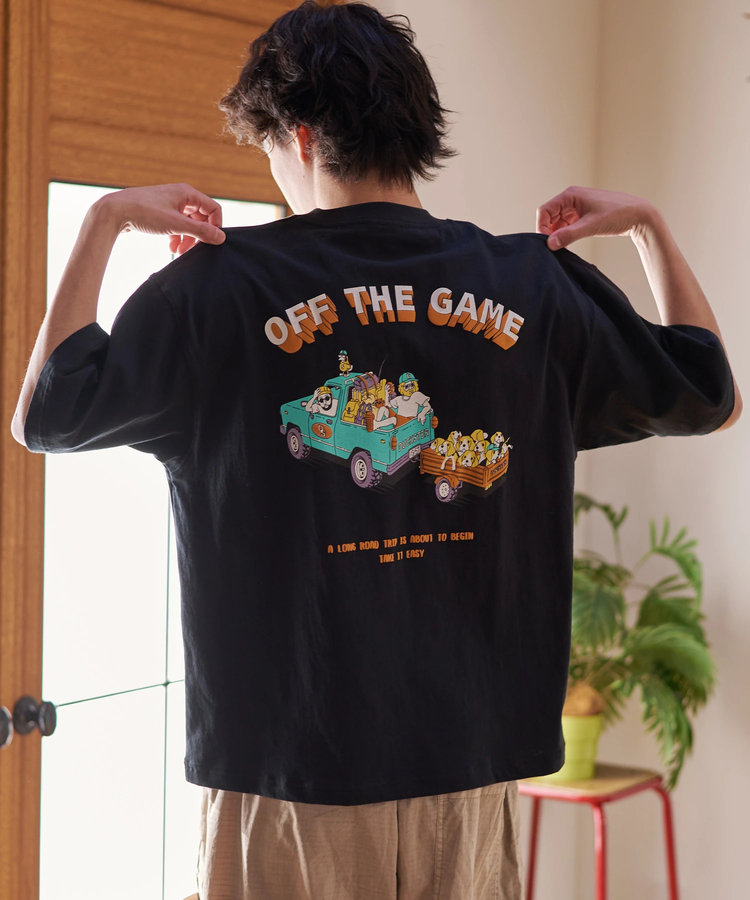 go slow caravan(ゴースローキャラバン) |DUCKSTER/ダックスター 吸水速乾天竺 リラックスフィットTEE《OFF THE GAME》(MENS)