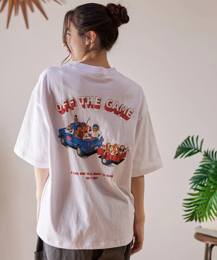 go slow caravan(ゴースローキャラバン) |DUCKSTER/ダックスター 吸水速乾天竺 リラックスフィットTEE《OFF THE GAME》(MENS)