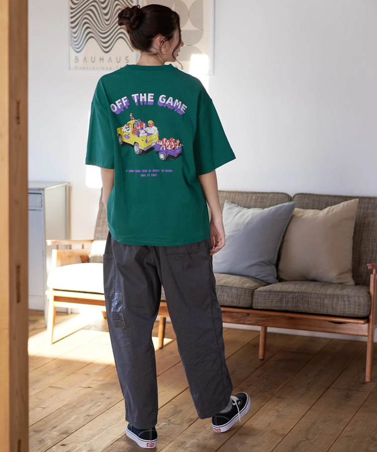 go slow caravan(ゴースローキャラバン) |DUCKSTER/ダックスター 吸水速乾天竺 リラックスフィットTEE《OFF THE GAME》(MENS)