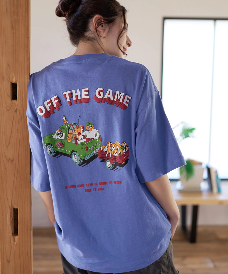 go slow caravan(ゴースローキャラバン) |DUCKSTER/ダックスター 吸水速乾天竺 リラックスフィットTEE《OFF THE GAME》(MENS)