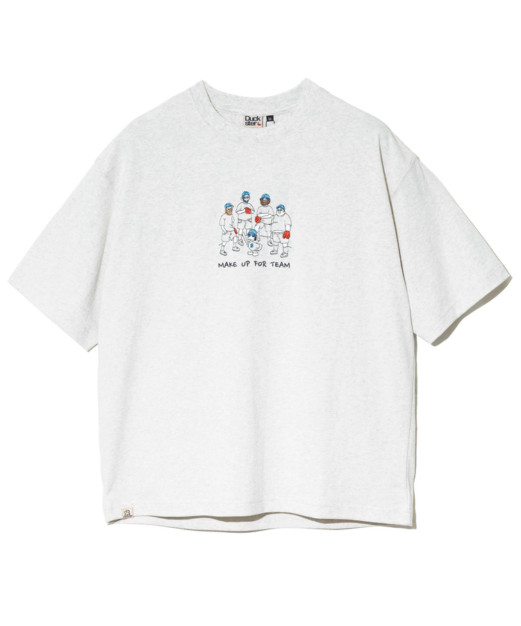go slow caravan(ゴースローキャラバン) |DUCKSTER/ダックスター ピグメント リラックスフィットTEE《MAKE UP FOR TEAM》(MENS)