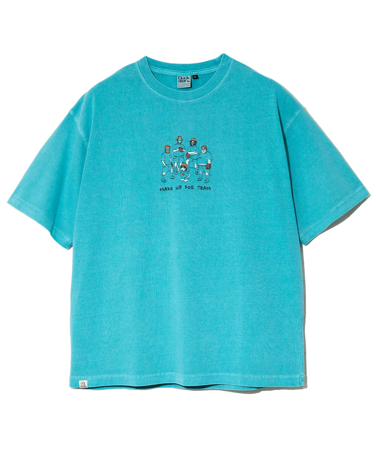 go slow caravan(ゴースローキャラバン) |DUCKSTER/ダックスター ピグメント リラックスフィットTEE《MAKE UP FOR TEAM》(MENS)