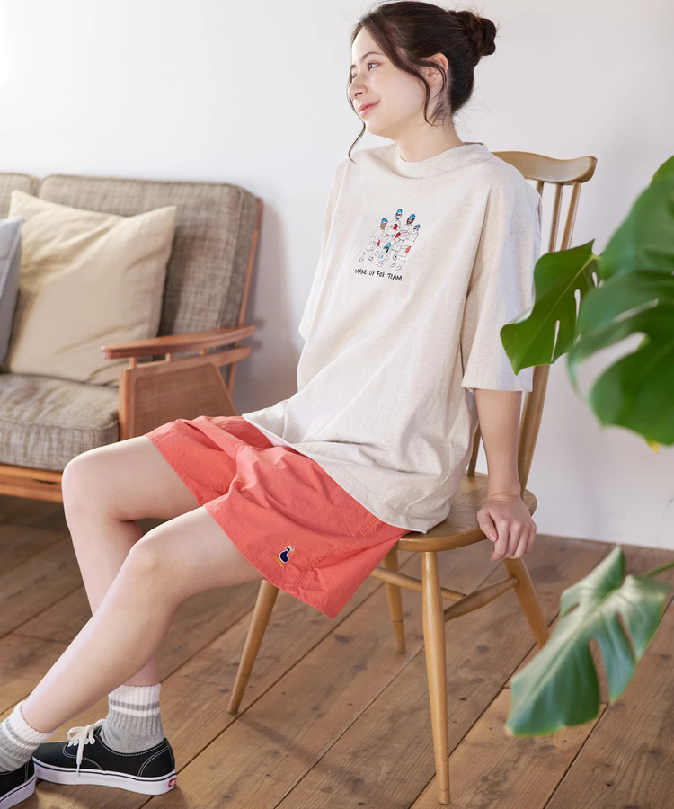 go slow caravan(ゴースローキャラバン) |DUCKSTER/ダックスター ピグメント リラックスフィットTEE《MAKE UP FOR TEAM》(MENS)