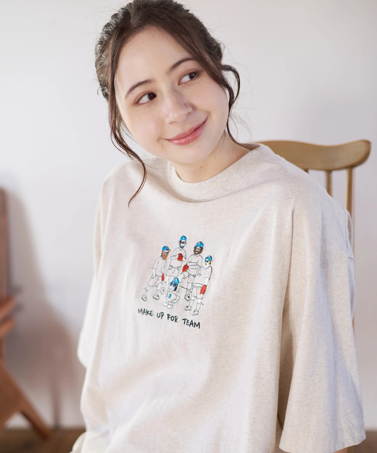 go slow caravan(ゴースローキャラバン) |DUCKSTER/ダックスター ピグメント リラックスフィットTEE《MAKE UP FOR TEAM》(MENS)