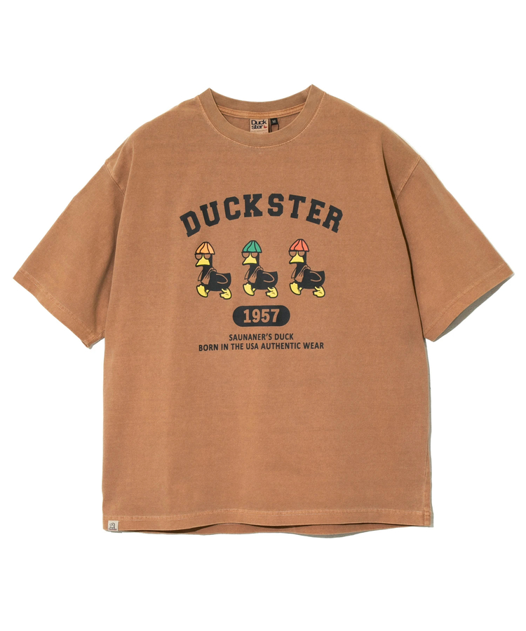 go slow caravan(ゴースローキャラバン) |DUCKSTER/ダックスター ピグメント リラックスフィットTEE《SAUNA DUCK》(MENS)