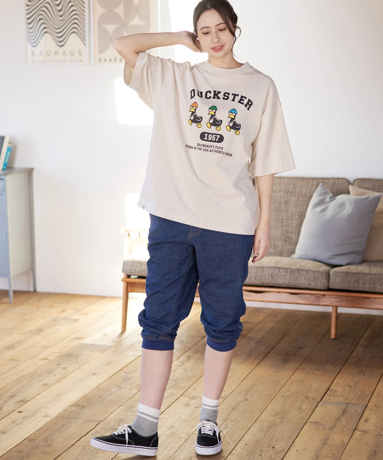 go slow caravan(ゴースローキャラバン) |DUCKSTER/ダックスター ピグメント リラックスフィットTEE《SAUNA DUCK》(MENS)