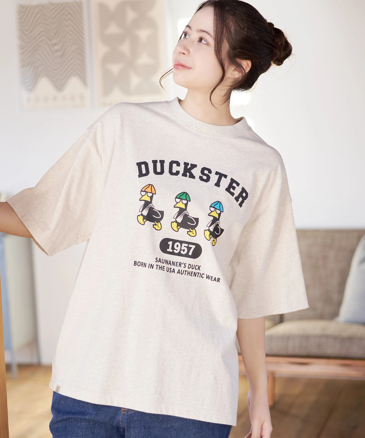 go slow caravan(ゴースローキャラバン) |DUCKSTER/ダックスター ピグメント リラックスフィットTEE《SAUNA DUCK》(MENS)