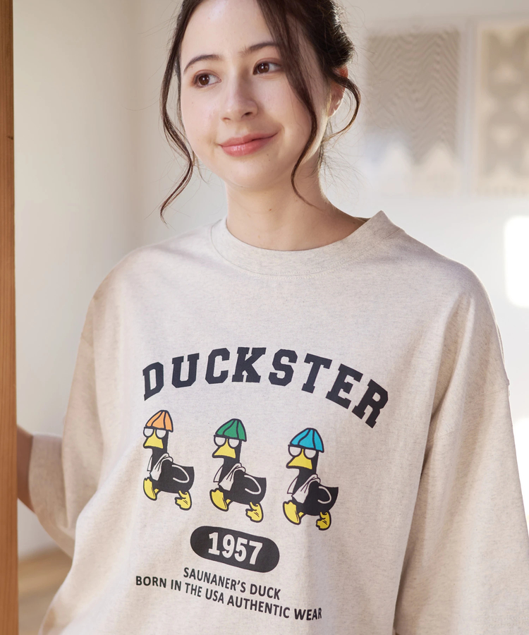 go slow caravan(ゴースローキャラバン) |DUCKSTER/ダックスター ピグメント リラックスフィットTEE《SAUNA DUCK》(MENS)