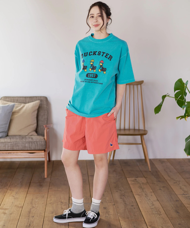 go slow caravan(ゴースローキャラバン) |DUCKSTER/ダックスター ピグメント リラックスフィットTEE《SAUNA DUCK》(MENS)