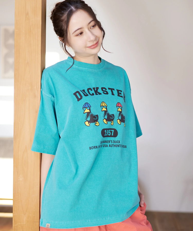 go slow caravan(ゴースローキャラバン) |DUCKSTER/ダックスター ピグメント リラックスフィットTEE《SAUNA DUCK》(MENS)
