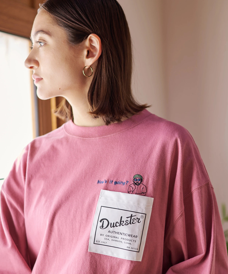 go slow caravan(ゴースローキャラバン) |DUCKSTER/ダックスター 吸水速乾天竺 リラックスフィット ペーパーポケTEE (MENS)