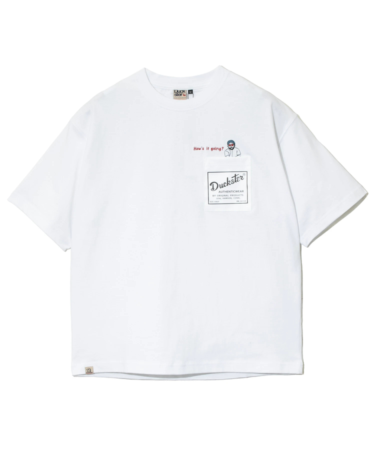 go slow caravan(ゴースローキャラバン) |DUCKSTER/ダックスター 吸水速乾天竺 リラックスフィット ペーパーポケTEE (MENS)