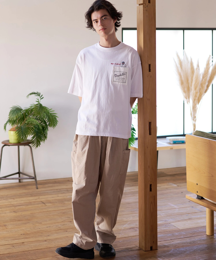 go slow caravan(ゴースローキャラバン) |DUCKSTER/ダックスター 吸水速乾天竺 リラックスフィット ペーパーポケTEE (MENS)
