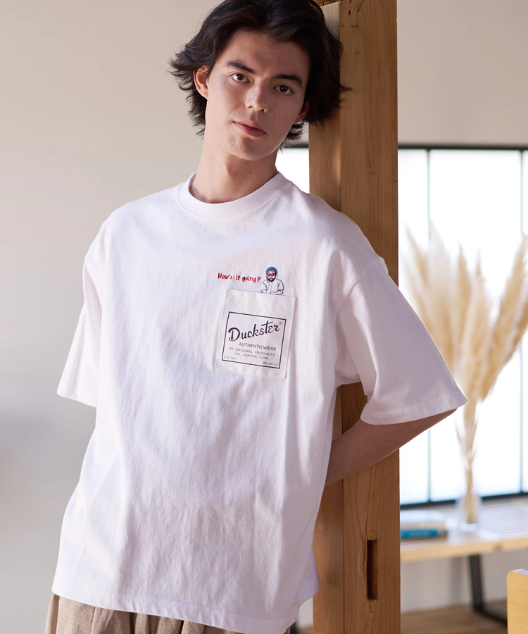 go slow caravan(ゴースローキャラバン) |DUCKSTER/ダックスター 吸水速乾天竺 リラックスフィット ペーパーポケTEE (MENS)