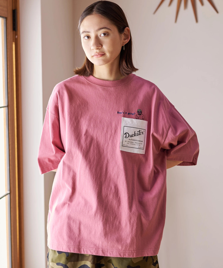 go slow caravan(ゴースローキャラバン) |DUCKSTER/ダックスター 吸水速乾天竺 リラックスフィット ペーパーポケTEE (MENS)