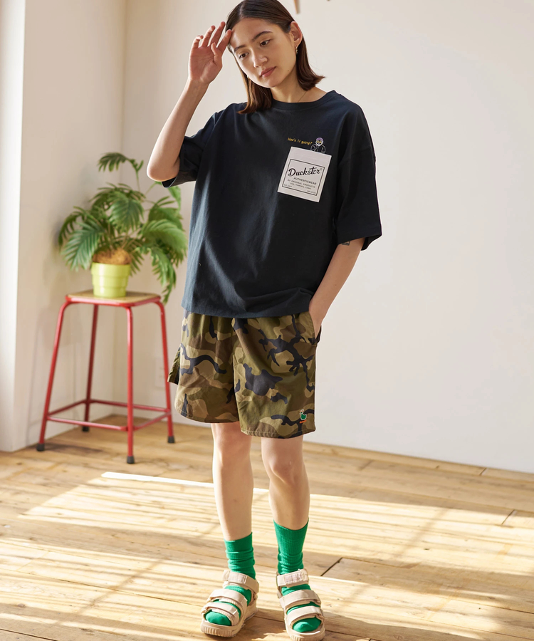 go slow caravan(ゴースローキャラバン) |DUCKSTER/ダックスター 吸水速乾天竺 リラックスフィット ペーパーポケTEE (MENS)