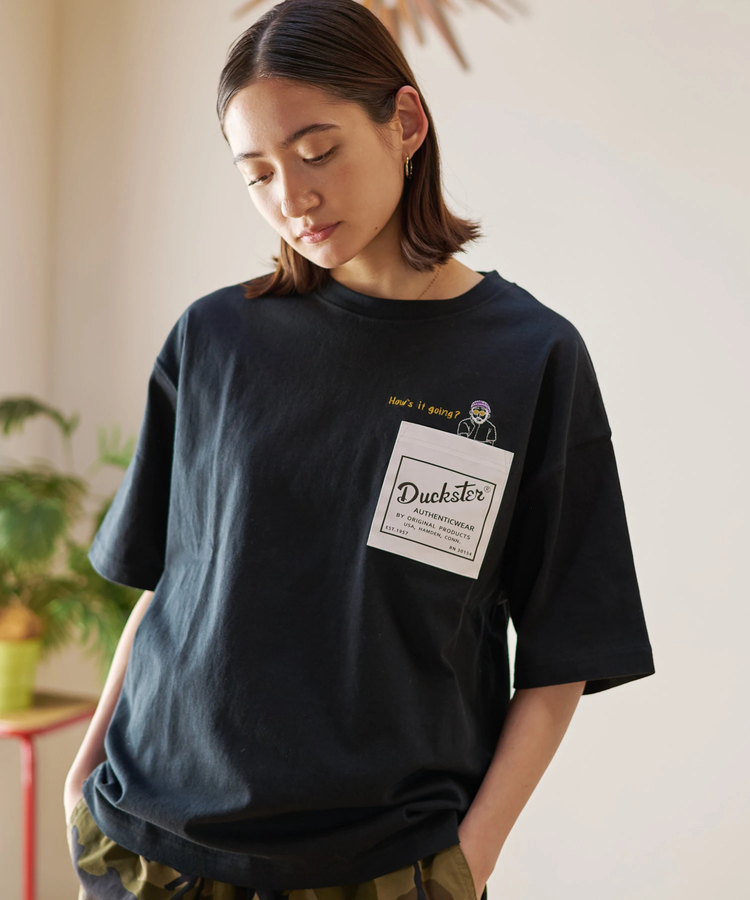 go slow caravan(ゴースローキャラバン) |DUCKSTER/ダックスター 吸水速乾天竺 リラックスフィット ペーパーポケTEE (MENS)