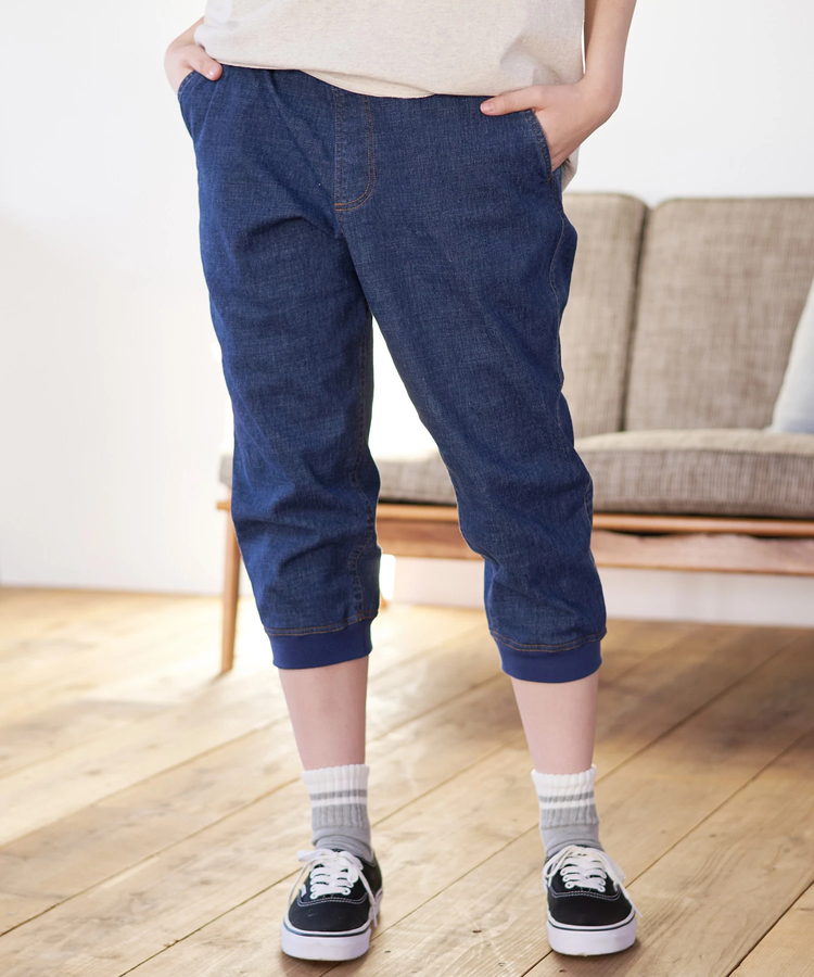go slow caravan(ゴースローキャラバン) |DUCKSTER/ダックスター ストレッチツイル リブクロップドパンツ (MENS)