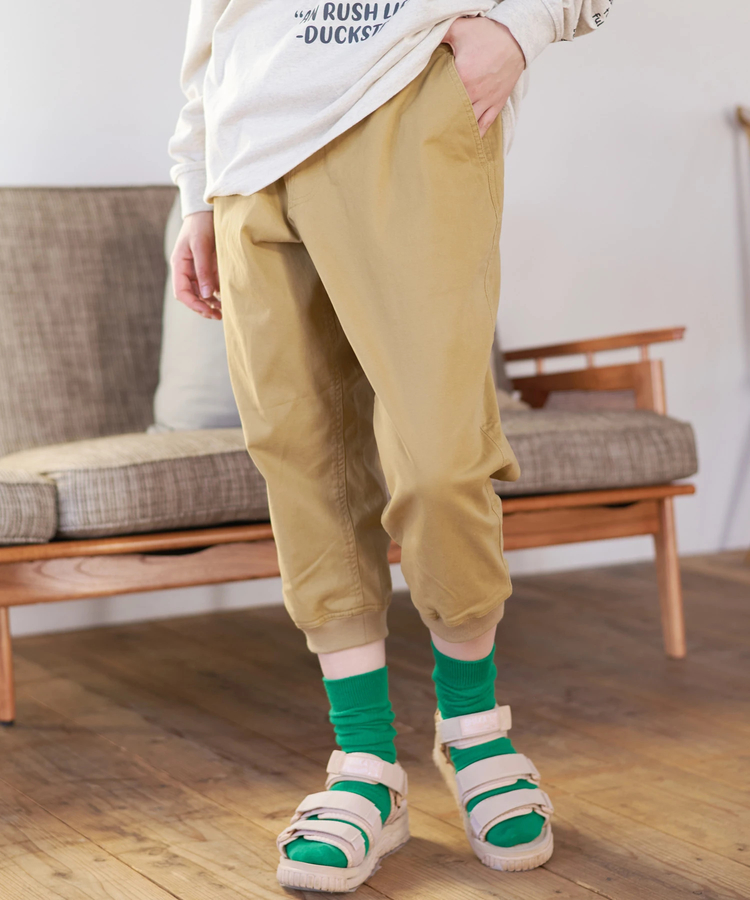 go slow caravan(ゴースローキャラバン) |DUCKSTER/ダックスター ストレッチツイル リブクロップドパンツ (MENS)