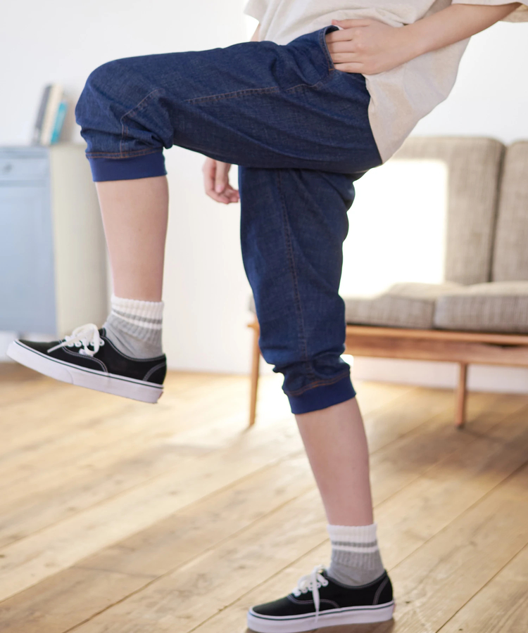 go slow caravan(ゴースローキャラバン) |DUCKSTER/ダックスター ストレッチツイル リブクロップドパンツ (MENS)