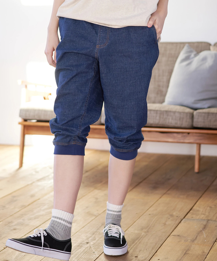 go slow caravan(ゴースローキャラバン) |DUCKSTER/ダックスター ストレッチツイル リブクロップドパンツ (MENS)