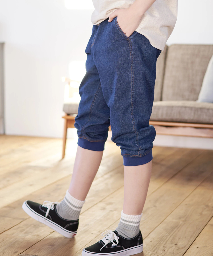 go slow caravan(ゴースローキャラバン) |DUCKSTER/ダックスター ストレッチツイル リブクロップドパンツ (MENS)