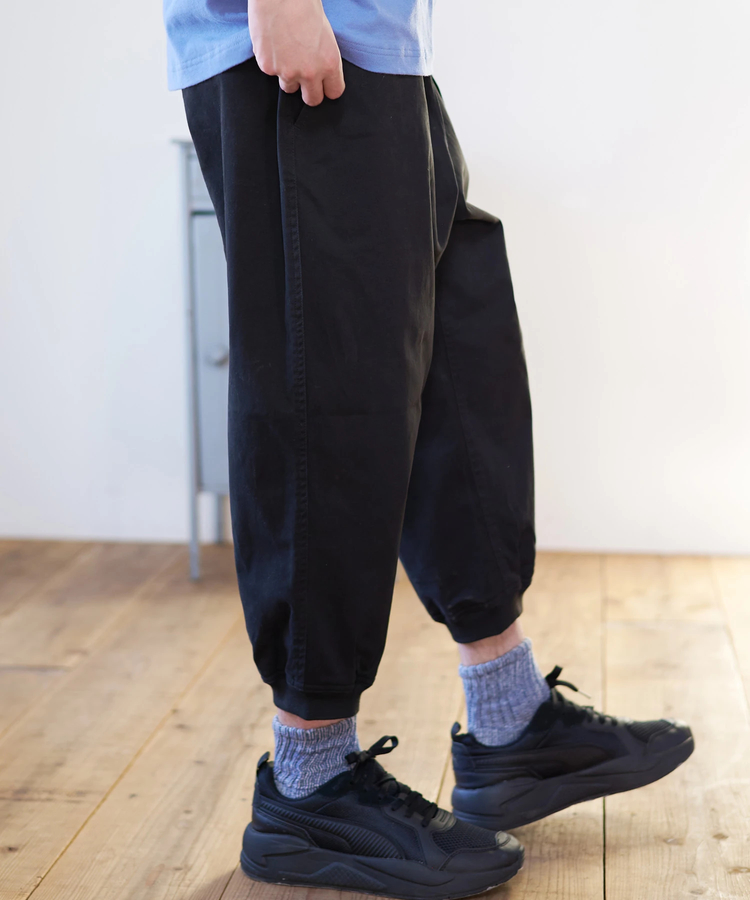 go slow caravan(ゴースローキャラバン) |DUCKSTER/ダックスター ストレッチツイル リブクロップドパンツ (MENS)