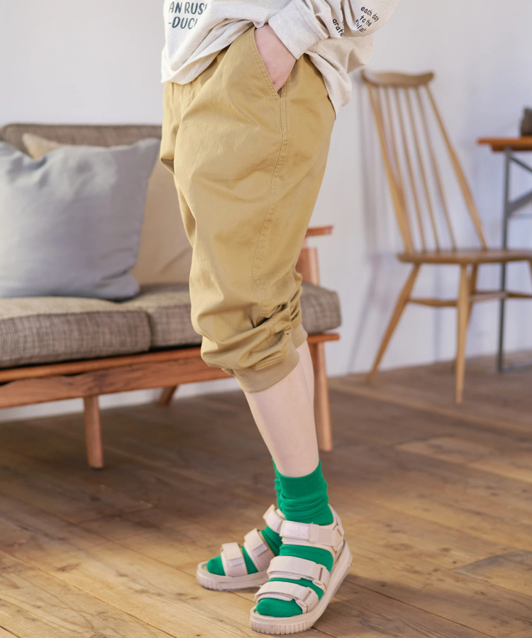 go slow caravan(ゴースローキャラバン) |DUCKSTER/ダックスター ストレッチツイル リブクロップドパンツ (MENS)