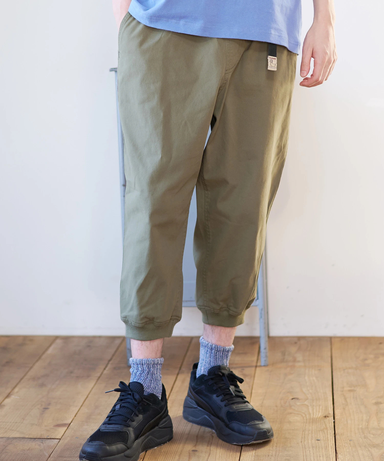 go slow caravan(ゴースローキャラバン) |DUCKSTER/ダックスター ストレッチツイル リブクロップドパンツ (MENS)