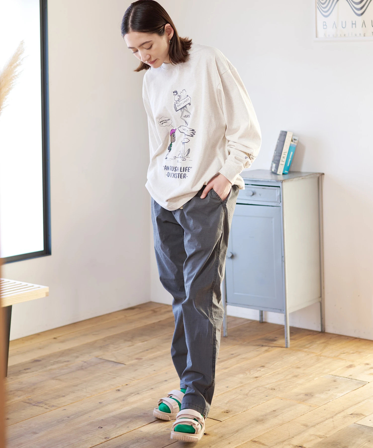go slow caravan(ゴースローキャラバン) |DUCKSTER/ダックスター ピグメントリップストップ 6Pアスレチックパンツ (MENS)
