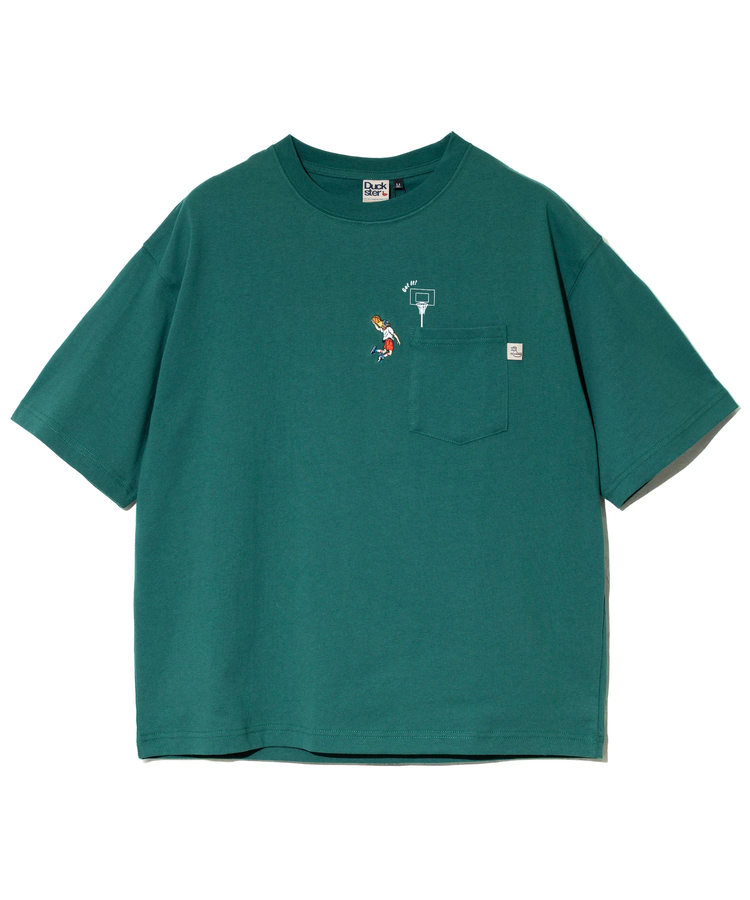 go slow caravan(ゴースローキャラバン) |DUCKSTER/ダックスター 吸水速乾天竺リラックスフィット ポケTEE《THE SHOT》(MENS)